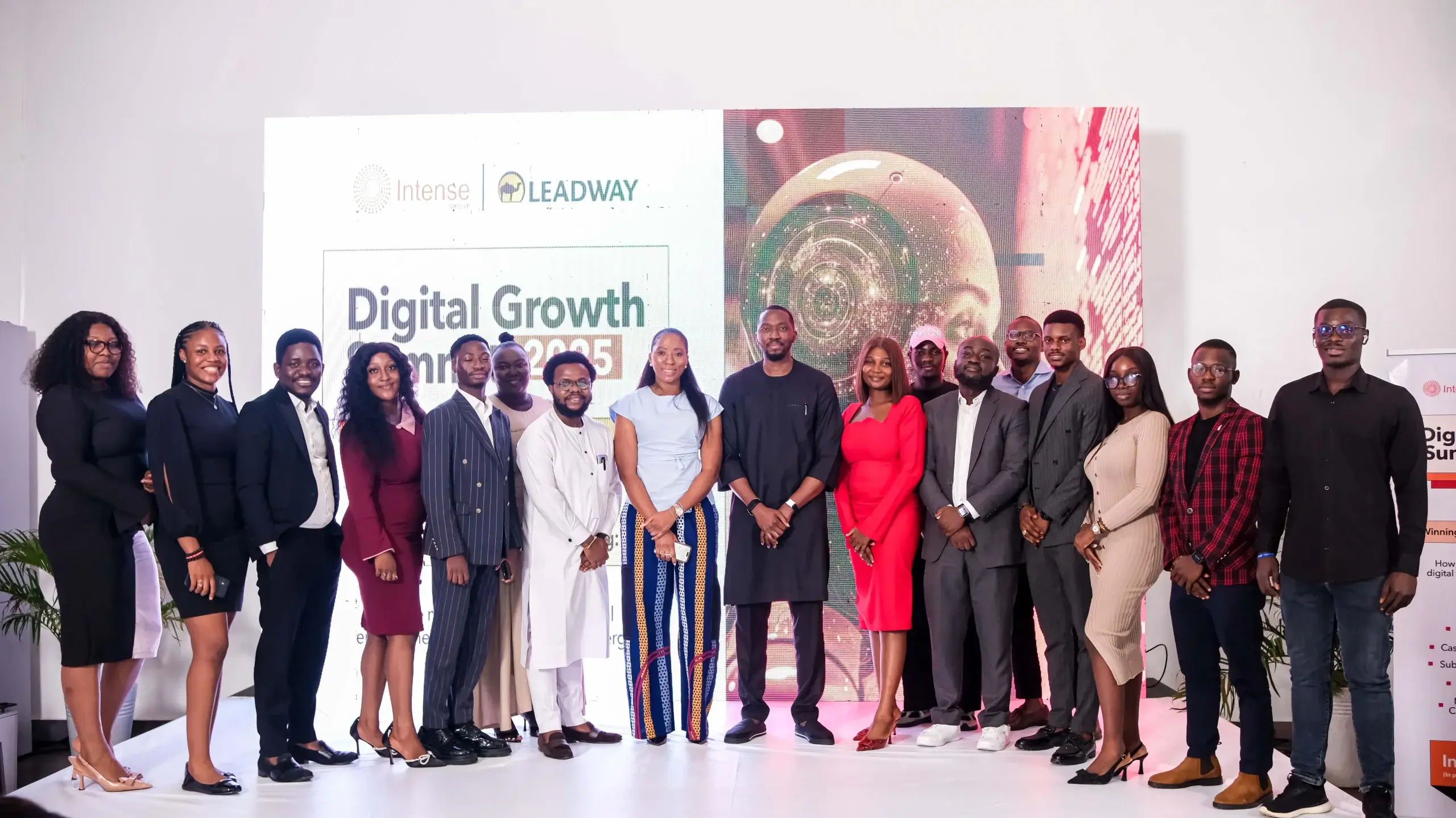 The Intense Group team having a group photo