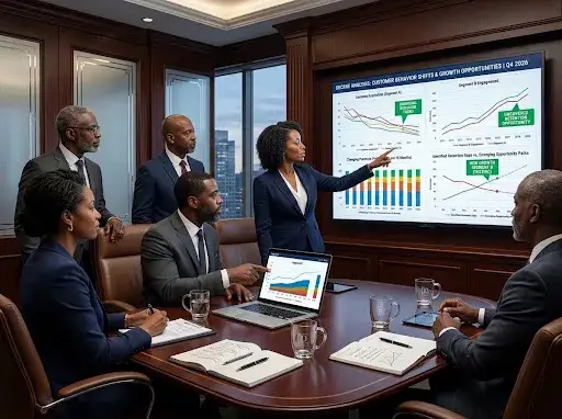 Customer journey analysis showing where declining conversion and engagement metrics reveal opportunities for business growth